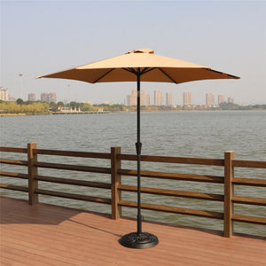 9 Ft Pole Umbrella with Carry Bag and Base